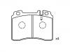 Bremsbelagsatz, Scheibenbremse Brake Pad Set:002 420 37 20