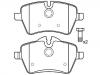 Bremsbelagsatz, Scheibenbremse Brake Pad Set:34 11 6 770 251