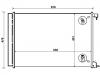 Condensador del aire acondicionado Air Conditioning Condenser:099 500 04 54