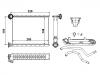 Radiador de calefacción Heat Exchanger:166 830 02 61