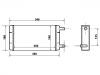 Radiador de calefacción Heat Exchanger:001 835 76 04